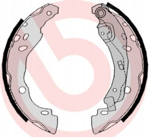 S 68 525 BREMBO Zestaw szczęk hamulcowych