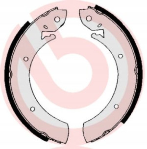 S 68 513 BREMBO Zestaw szczęk hamulcowych
