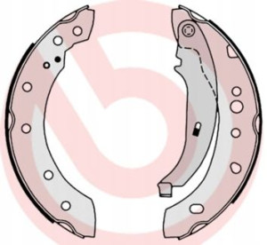 S 61 527 BREMBO Zestaw szczęk hamulcowych