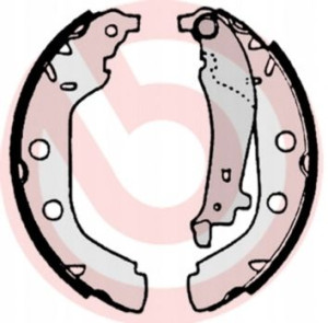 S 61 523 BREMBO Zestaw szczęk hamulcowych