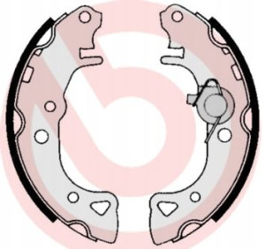 S 61 516 BREMBO Zestaw szczęk hamulcowych