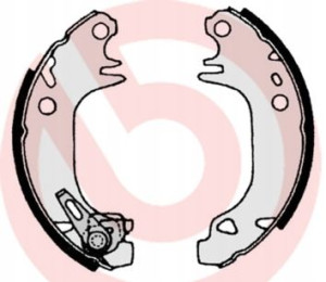 S 61 513 BREMBO Zestaw szczęk hamulcowych