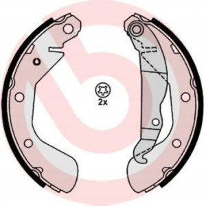 S 59 514 BREMBO Zestaw szczęk hamulcowych