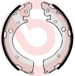 S 28 506 BREMBO Zestaw szczęk hamulcowych