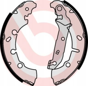 S 24 532 BREMBO Zestaw szczęk hamulcowych