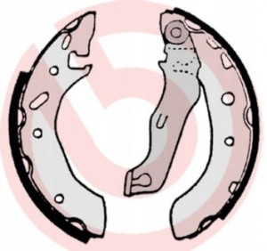 S 24 529 BREMBO Zestaw szczęk hamulcowych