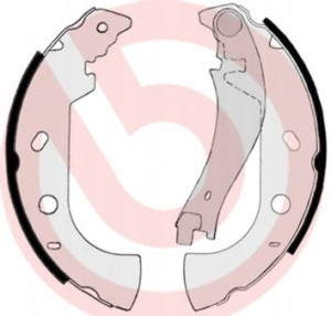 S 23 514 BREMBO Zestaw szczęk hamulcowych
