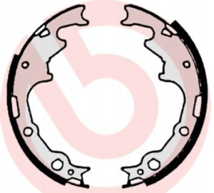 S 10 502 BREMBO Zestaw szczęk hamulcowych