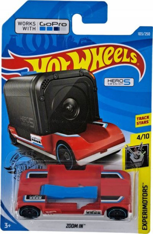 Hot Wheels ZOOM IN Works with GoPro FYD83