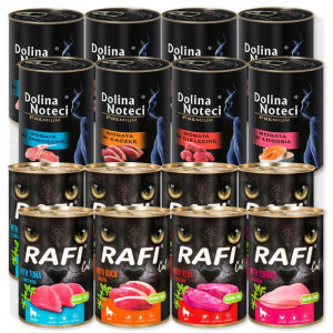 Dolina Noteci + Rafi Karma Kota Mix Smaków 16x400g