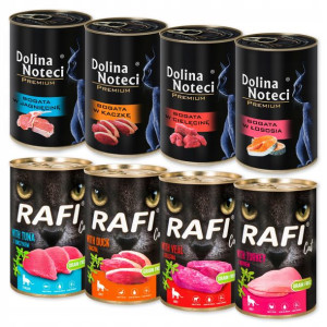 Dolina Noteci + Rafi Karma Kota Mix Smaków 8x400g