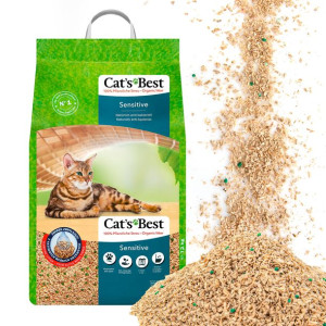 Cat's Best Sensitive Żwirek Zbrylający Kota 20l