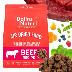 Dolina Noteci Suszona Karma Dla Psa Wołowina 1kg