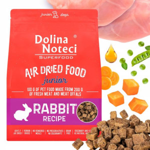 Dolina Noteci Junior Suszona Karma Psa Królik 1kg