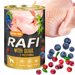 Dolina Noteci Rafi Karma Dla Psa Przepiórka 400g