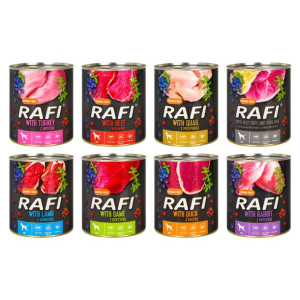 Dolina Noteci Rafi Karma Dla Psa Mix Smaków 8x800g