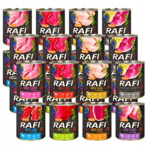 Dolina Noteci Rafi Karma Psa Mix Smaków 24x800g
