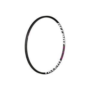 Obręcz EXE 27.5" 32 otwory, czarno-biało-zielona, szerokość 22,5mm, tubeles