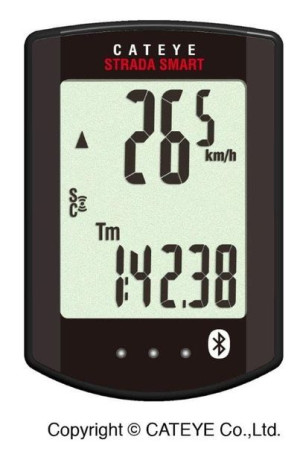Licznik rowerowy Cateye STRADA SMART CC-RD500B czarny (ISC-12;HR-12)