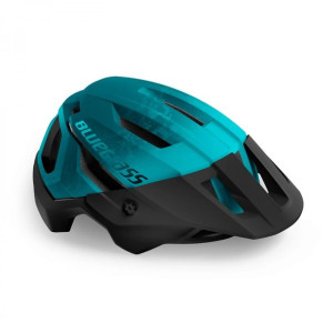 Kask ROGUE M 56-58 cm, niebiesko-czarny mat