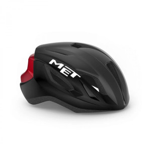 Kask STRALE M czarno-czerwony połysk