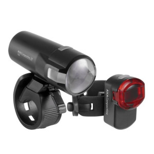 Zestaw lamp COMPACTLINE 20 lux / 1 dioda USB on/off czarna