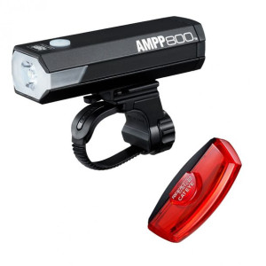 Zestaw lamp Cateye AMPP 800 HL-EL088RC / Kinetic X2 TL-LD710K