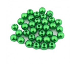 Koraliki PERŁA PEREŁKI akrylowe 6mm 50szt zielony