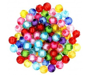 Koraliki akrylowe Koralik w Koraliku 8mm mix 100 sztuk