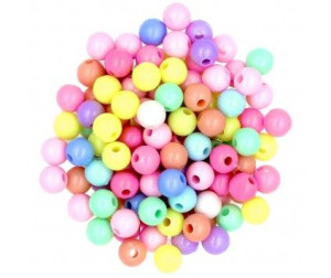 MIX KULE koraliki kulka KULKI 8mm PASTELOW 100szt