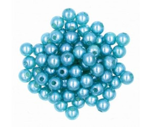 Koraliki PERŁA PEREŁKI akrylowe 6mm 50szt niebieskie