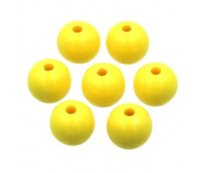 06 Koraliki Akrylowe Kule Kulki Gładkie 8mm 20szt