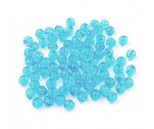 Koraliki Kuleczki Akrylowe 6mm Błękitne 60szt