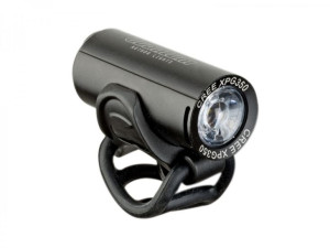 Lampa przednia AUTHOR QUANTUM 350lm USB czarna