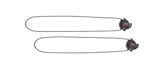 Klamry TECNO-4 PUSH czarne, 220mm (SIXTY)