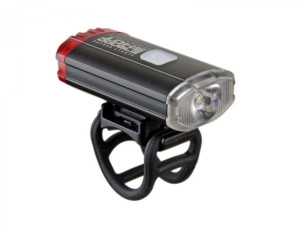 Lampa przednio-tylna AUTHOR DoubleShot 250/12 lm USB czarna
