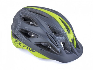 Kask AUTHOR FLOW X9 czarno-żółty(fluo) 54-58
