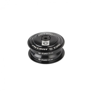 Stery pół-zintegrowane HSI-EVO 1-1/8" ZS44/ZS44, czarne, łożyska maszynowe