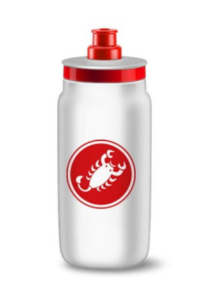 Bidon z logo Castelli, czerwony, 550ml