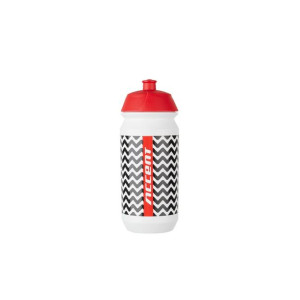 Bidon ZigZac biało-czerwony 500 ml