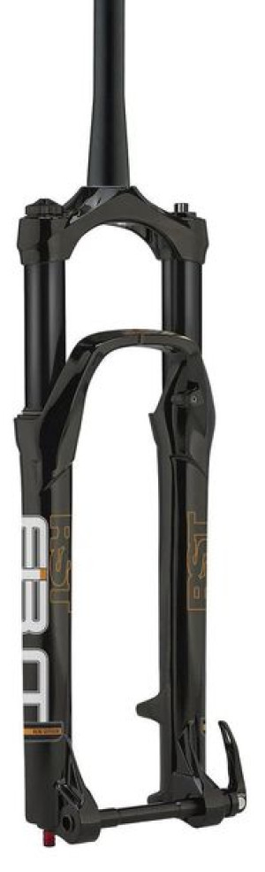 Amortyzator FIRST 29", 100mm, taper 28,6-1,5x260x0, czarny, Disc, oś 110mm