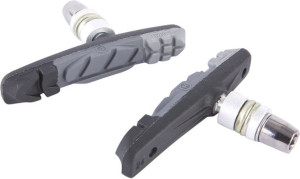 Klocki ham. V-Brake 3-Function grafit.-czerwono-czarne