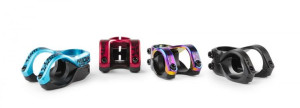 Wspornik kierownicy Shorty 33mm / 35mm, czarny anodowany