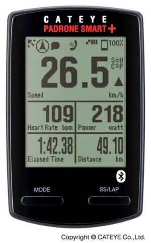 Licznik rowerowy Cateye PADRONE SMART + czarny