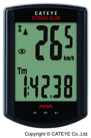 Licznik rowerowy Cateye STRADA SLIM CC-RD310W biały LIMITOWANA EDYCJA
