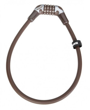 Zapięcie KRYPTOFLEX 1265 CC 12mm/65cm z zamkiem szyfrowym, pomarańczowy