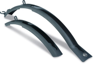 Błotniki plastikowe AUTHOR AXP-02 24"-29" czarne