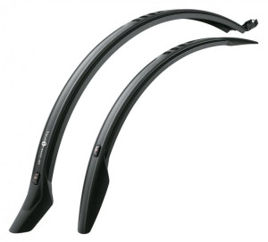 Błotniki  VELO 47 Trekking 28" zestaw, czarny