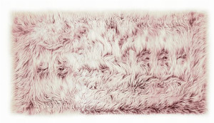 Dywan Gęsty Futerko 60x120 OMBRE Magnolia