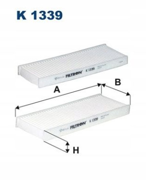 K 1339-2x FILTRON Filtr, wentylacja przestrzeni pa
